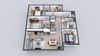 Kado NW Three Bedroom Two Bathroom D1 Floor Plan Kado NW Three Bedroom Two Bathroom D1 Floor Plan